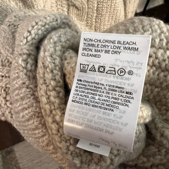 Chicos Fair Isle Chunky Knit Sweater - Picture 10 of 16